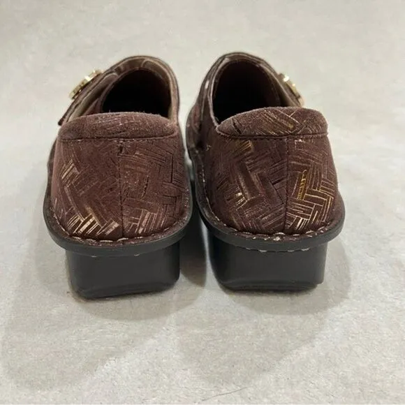 Alegria Dena Dream Fit Brown Clogs EU 38