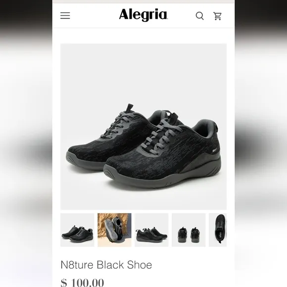 Alegria N8ture Tennis Shoes Women's Size 10.5/11 Slip Resistant Arch Support