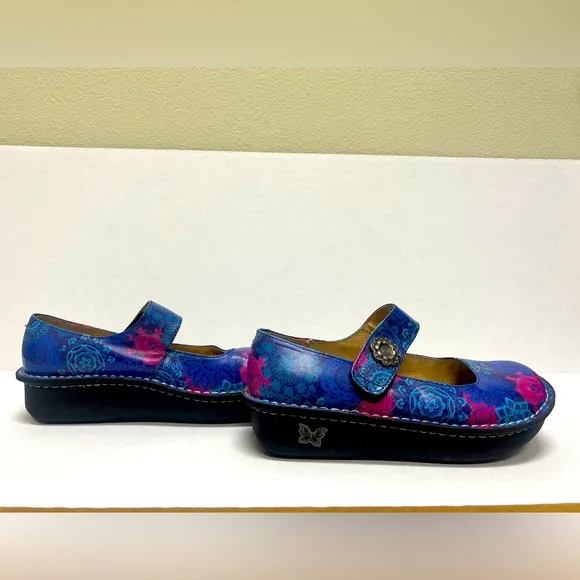 Alegria Paloma PRO Kaleidoscope Mary Jane Clogs Size  Euro 38/ US 8-8.5