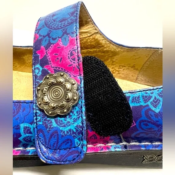 Alegria Paloma PRO Kaleidoscope Mary Jane Clogs Size  Euro 38/ US 8-8.5