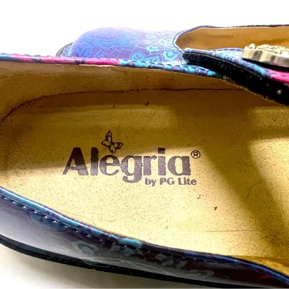 Alegria Paloma PRO Kaleidoscope Mary Jane Clogs Size  Euro 38/ US 8-8.5