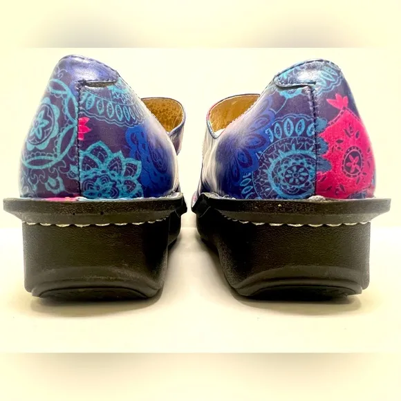 Alegria Paloma PRO Kaleidoscope Mary Jane Clogs Size  Euro 38/ US 8-8.5
