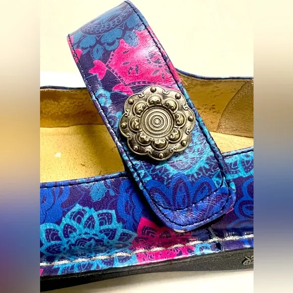 Alegria Paloma PRO Kaleidoscope Mary Jane Clogs Size  Euro 38/ US 8-8.5