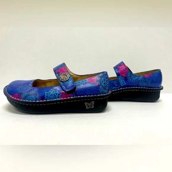 Alegria Paloma PRO Kaleidoscope Mary Jane Clogs Size  Euro 38/ US 8-8.5