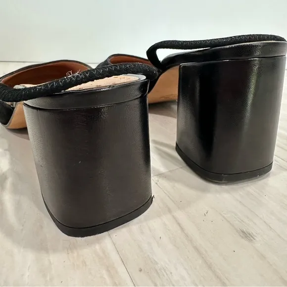Alexa Wagner Slip-on Slingback Block Heels