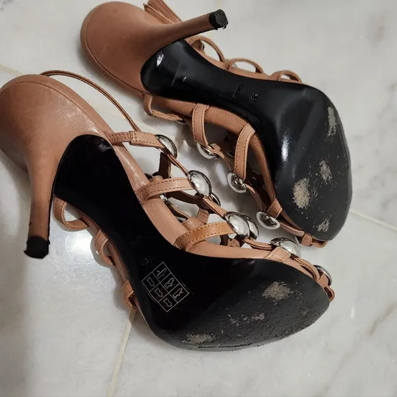 Alexander Wang Bree Studded Runway Sandal Heels 39