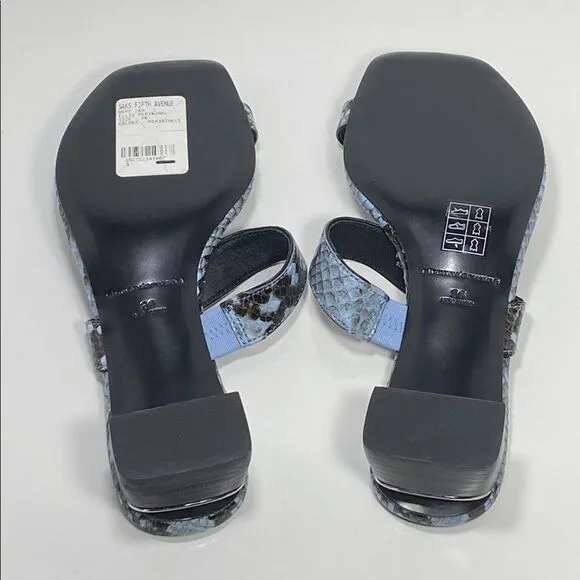 Alexander Wang snakeskin embossed mules size 36