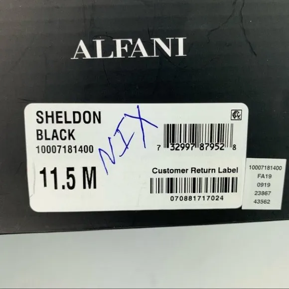 Alfani Men's Sheldon Moc-Toe Oxfords,Men's Shoes