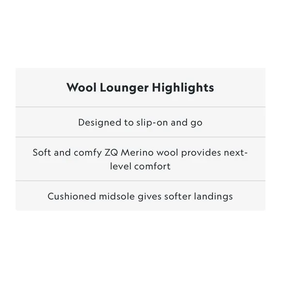 allbirds Men’s Wool Loungers