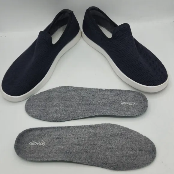 ALLBIRDS Tree Loungers Lightweight Slip-Ons For Easy Everyday Wear Navy Size 13