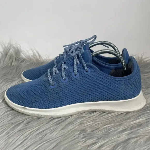 Allbirds Tree Runners Mens Size 10 Shoes Blue Pacific Athletic Sneakers