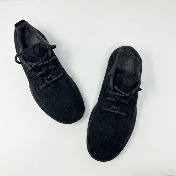 Allbirds Wool Runners Sneakers Natural Black Size 9