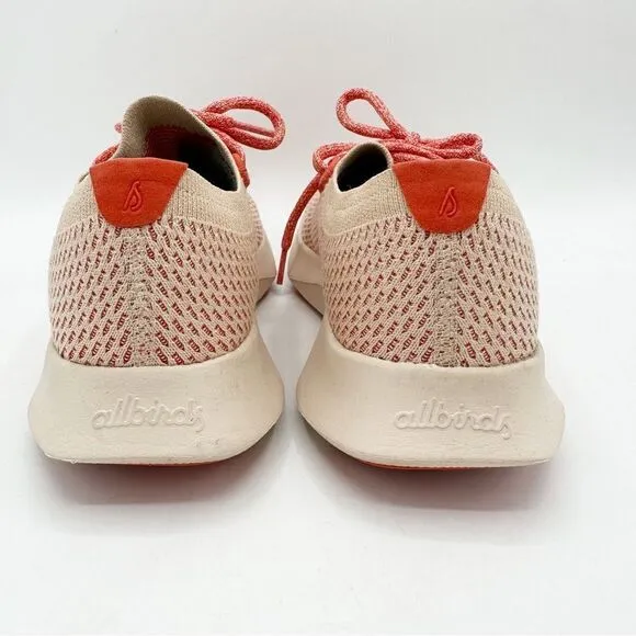 Allbirds Womens Tree Dasher Orange Running Shoes Size 8.5 Medium (B, M)