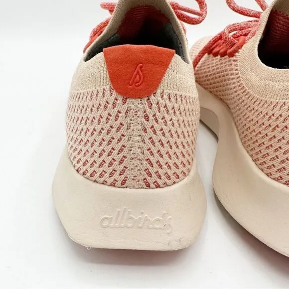 Allbirds Womens Tree Dasher Orange Running Shoes Size 8.5 Medium (B, M)