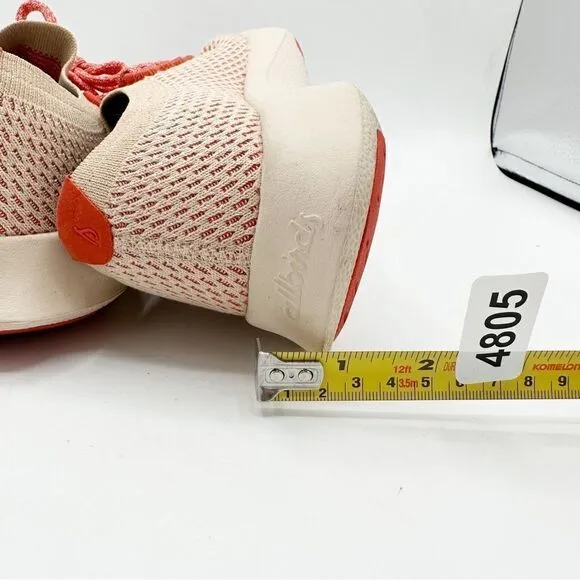 Allbirds Womens Tree Dasher Orange Running Shoes Size 8.5 Medium (B, M)