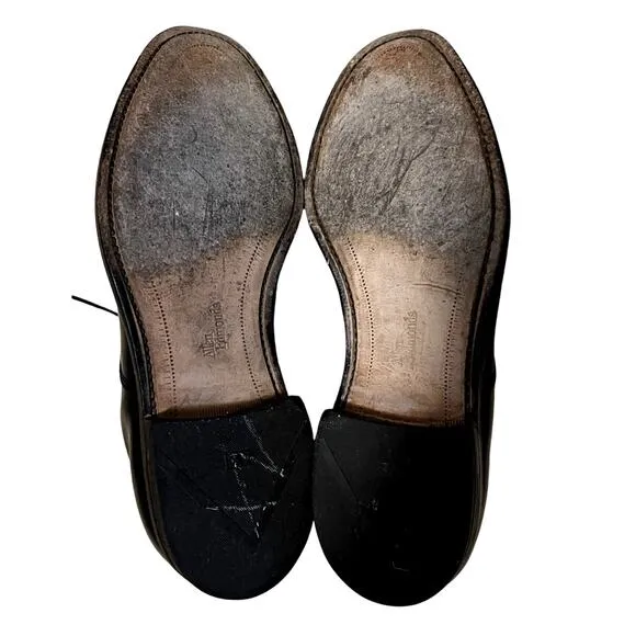 Allen Edmonds 10 Park Avenue Cap Toe Oxfords Lace Up LUXURY Dress Shoes Black