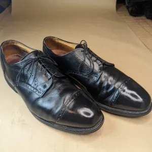 Allen Edmonds &quot;Benton&quot; Cap Toe Oxfords 3408 Men's Size 15D Black leather. Vibram