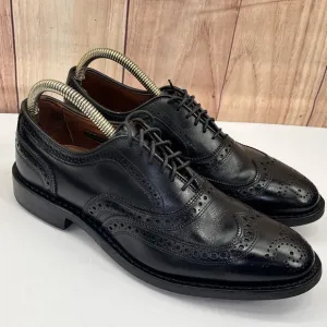 Allen Edmonds  &quot;MCALLISTER&quot; Wingtip Oxfords Sz 8 D Black DAINITE SOLES (394N)