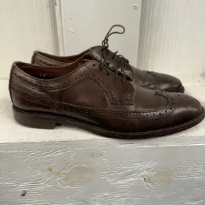 Allen Edmonds &quot;MCGREGOR&quot; Men's Wingtip Blucher Oxfords‎ 8.5 D- Dark Brown