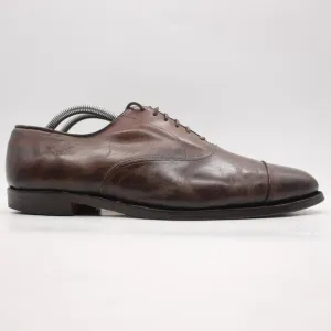 Allen Edmonds &quot;PARK AVENUE&quot; Men Cap-Toe Oxfords 10.5 D Coffee Made in USA