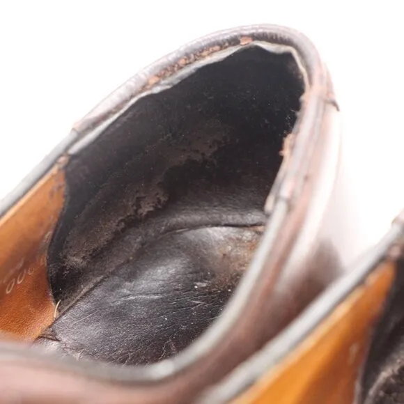 Allen Edmonds &quot;PARK AVENUE&quot; Men Cap-Toe Oxfords 10.5 D Coffee Made in USA
