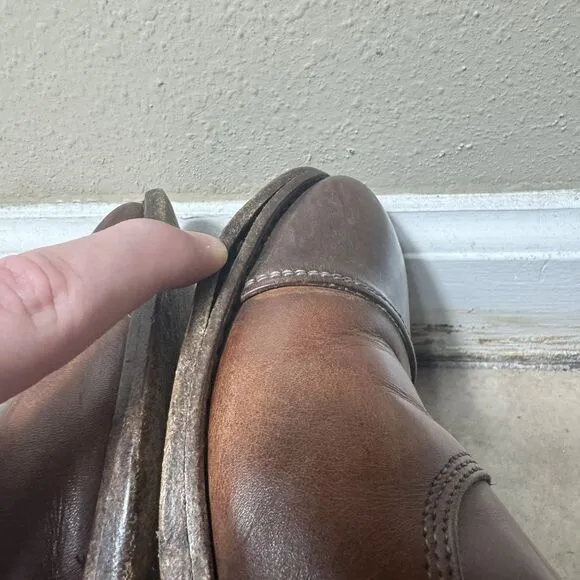 Allen Edmonds &quot;Park Avenue&quot; Men's 11.5 C Dark Chili Cap-Toe Oxfords Shoes