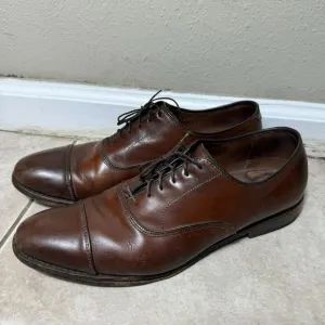 Allen Edmonds &quot;Park Avenue&quot; Men's 11.5 C Dark Chili Cap-Toe Oxfords Shoes