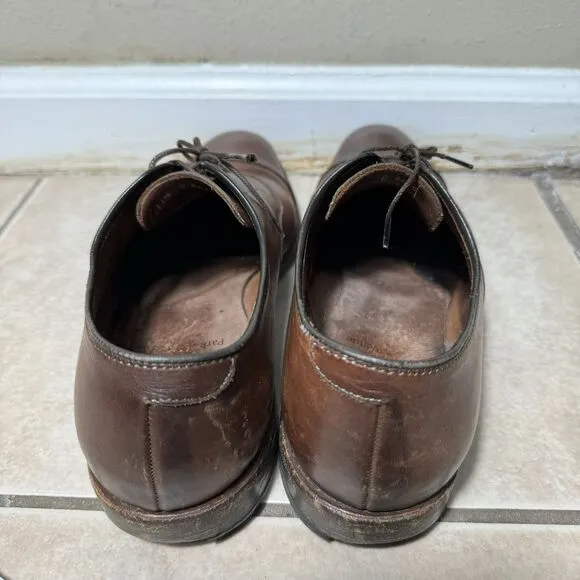 Allen Edmonds &quot;Park Avenue&quot; Men's 11.5 C Dark Chili Cap-Toe Oxfords Shoes
