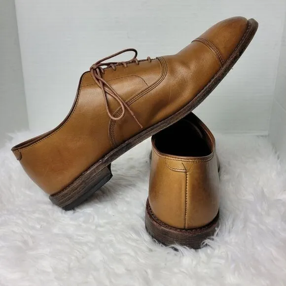 Allen Edmonds &quot;Park Avenue&quot; Men's Shoes Size 11.5 D Cap Toe Oxfords Walnut