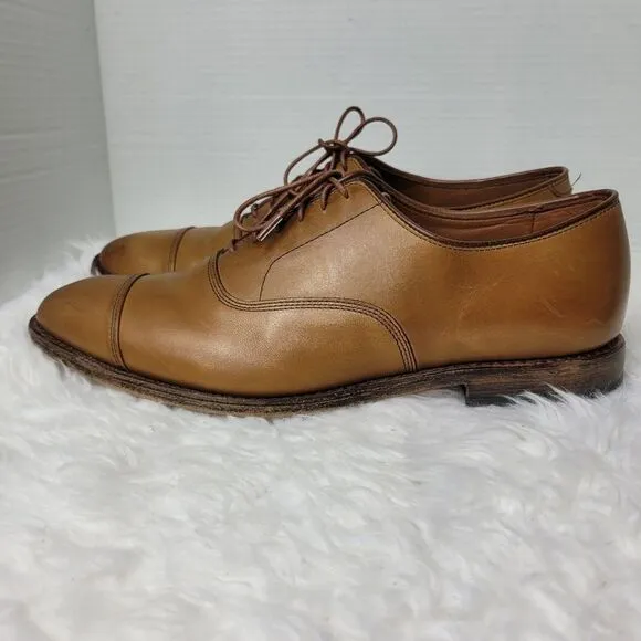 Allen Edmonds &quot;Park Avenue&quot; Men's Shoes Size 11.5 D Cap Toe Oxfords Walnut
