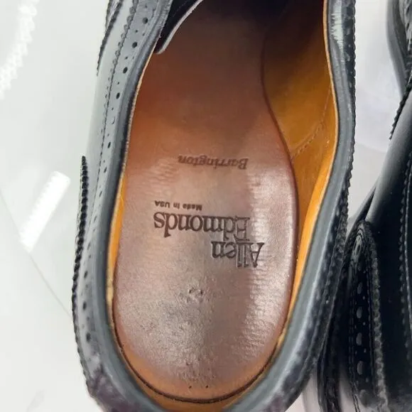 Allen Edmonds Barrington Oxfords Men 11 A Narrow Lace Up Wingtip Oxford Shoes