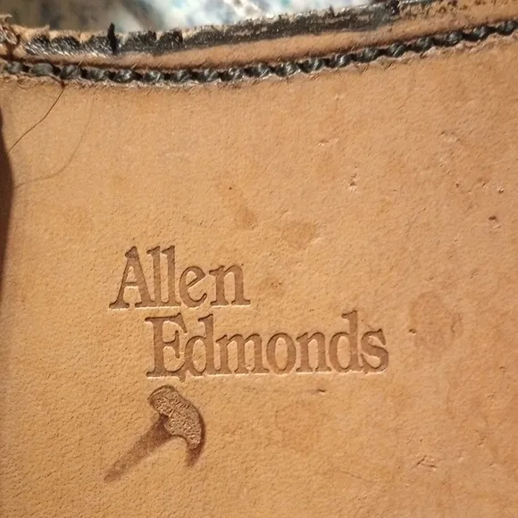 Allen Edmonds Black Leather Oxfords Cap Toe