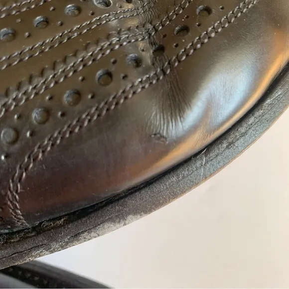 Allen Edmonds Black Oxfords ‘McAllister’ Wingtip Leather Dress Shoes Men’s Sz 9