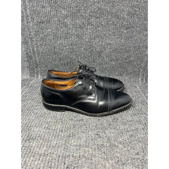 Allen Edmonds Boulevard Cap Toe Leather Oxfords Dress Shoes Black Men’s 9 3E