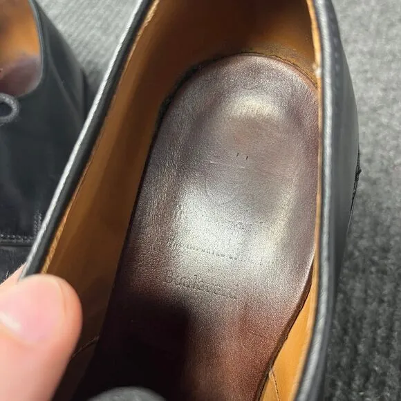 Allen Edmonds Boulevard Cap Toe Leather Oxfords Dress Shoes Black Men’s 9 3E