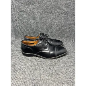 Allen Edmonds Boulevard Cap Toe Leather Oxfords Dress Shoes Black Men’s 9 3E