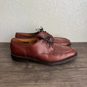 Allen Edmonds Bradley Split Toe Oxfords Dress Shoes Brown Leather Mens Size 11 D