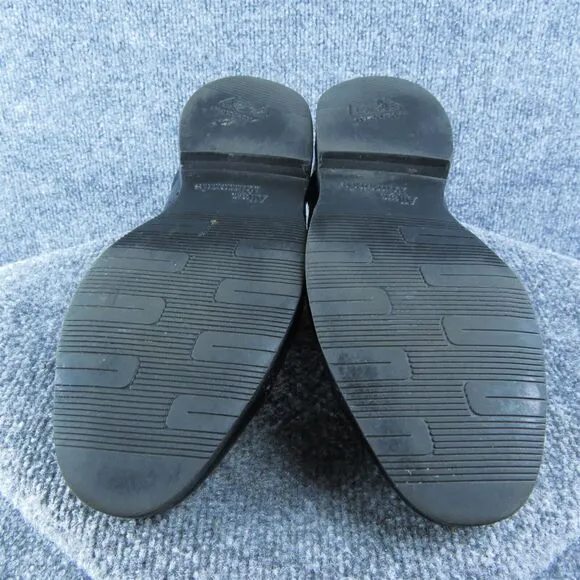 Allen Edmonds Brogue Toe‎ Cap Men Derby Oxfords Size 10.5 Narrow Black Leather