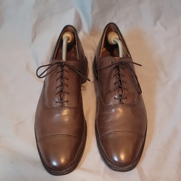 Allen Edmonds Brown Cap-Toe Oxford Shoes