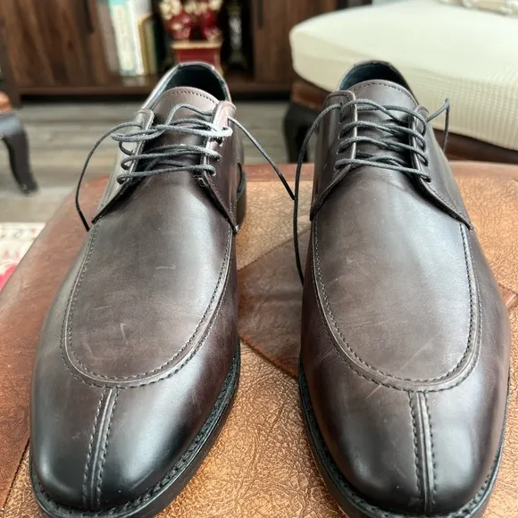 Allen Edmonds Brown Oxfords Sleek Derby Design