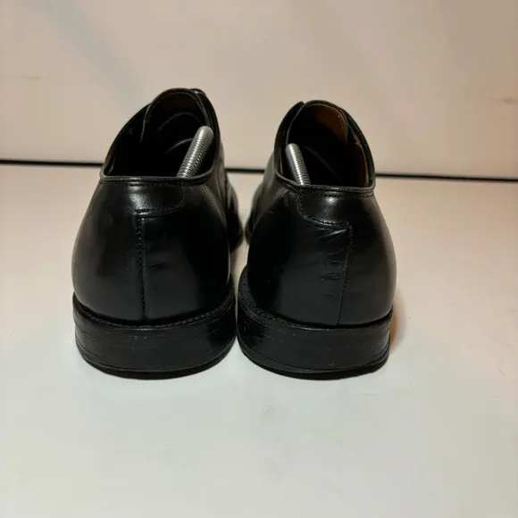 Allen Edmonds Byron Black Leather Lace Up Cap Toe Oxfords Shoes Men’s Sz 12 E