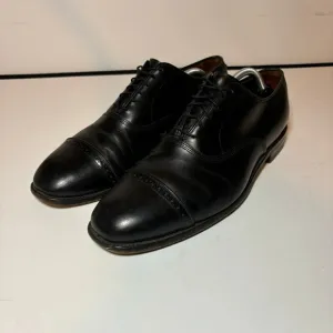 Allen Edmonds Byron Black Leather Lace Up Cap Toe Oxfords Shoes Men’s Sz 12 E