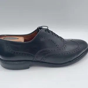 Allen Edmonds Chester Wingtip‎ Brogue Oxfords Black Mens Dress Shoes Size 9.5 D