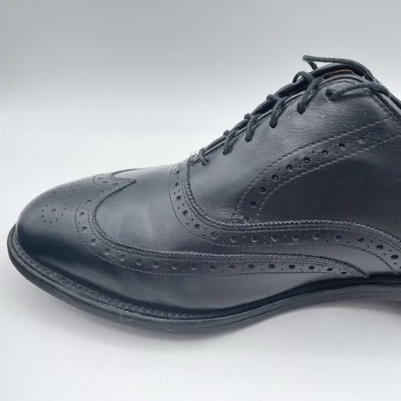 Allen Edmonds Chester Wingtip‎ Brogue Oxfords Black Mens Dress Shoes Size 9.5 D