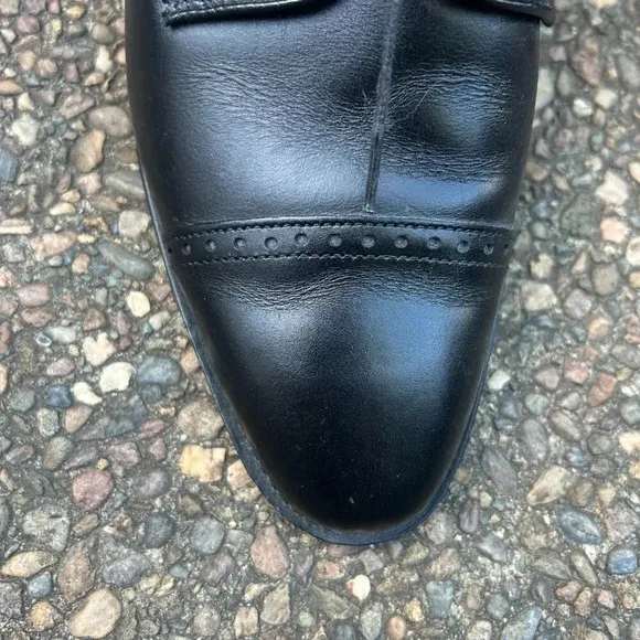 Allen Edmonds Clifton Black Cap Toe Lace Up Dress Oxfords Size 11D