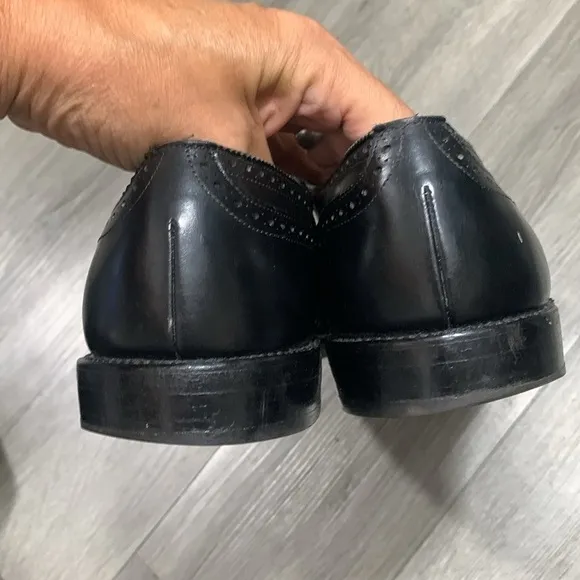 Allen Edmonds Concord Wingtip Black Leather Oxfords size 13B