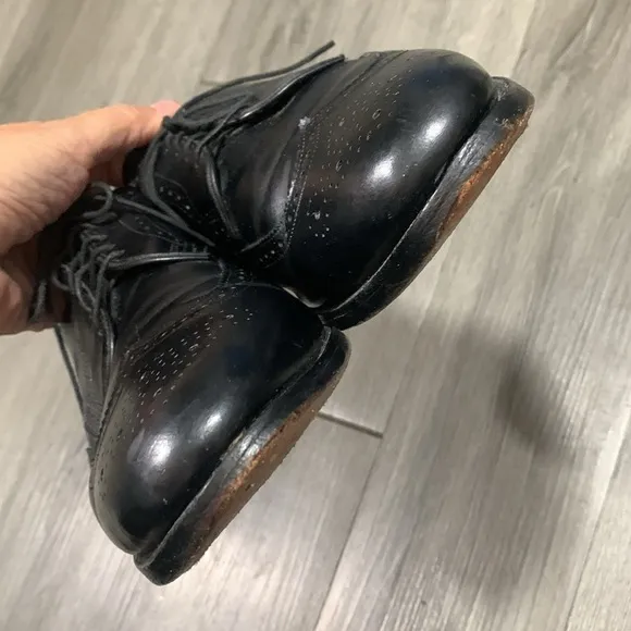 Allen Edmonds Concord Wingtip Black Leather Oxfords size 13B