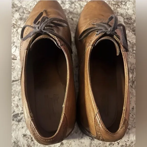 Allen Edmonds Corporate‎ Casuals Oxfords Leather Shoes Cap Toe Size 9.5D