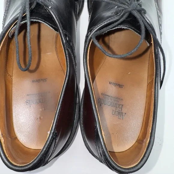 Allen Edmonds Dress Shoes Men's 10.5 Polo Saddle Oxfords Cordovan Brown Lace Up