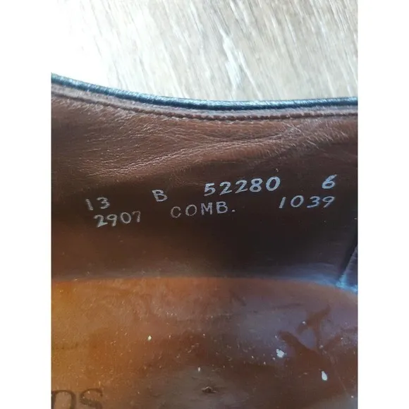 Allen Edmonds‎ Kingswood Black Cap Toe Oxfords Shoes, Men's 13B